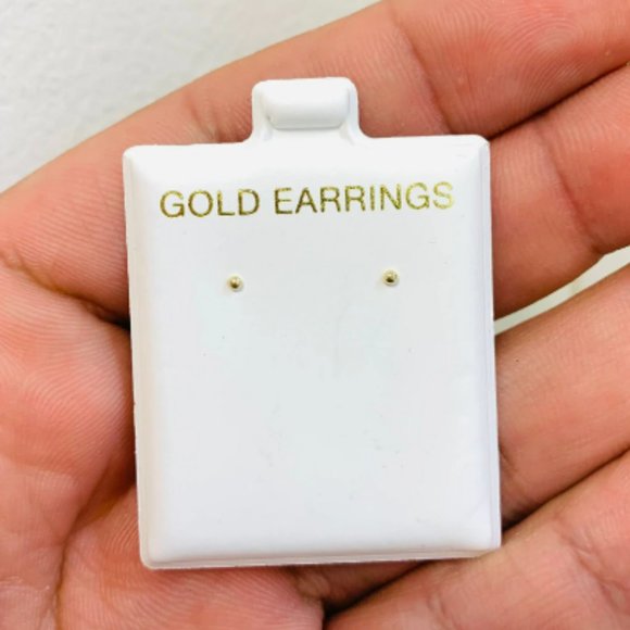 10K Yellow Gold Nose Ring 1.5mm / Ball Nose Ring for Womens / Stud Nose Rings - Picture 4 of 6